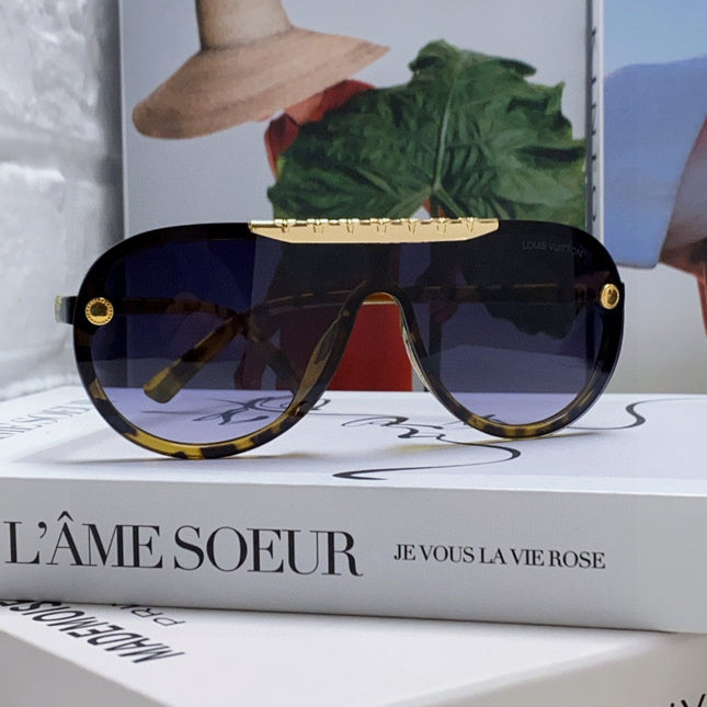 BLACKWOOD SUNGLASSES 567459 IN YELLOW HAVANA ACETATE GOLD METAL