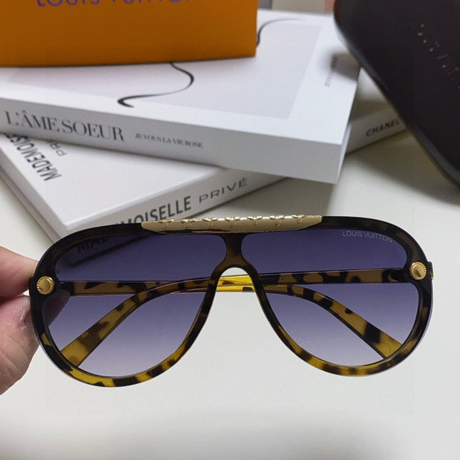 BLACKWOOD SUNGLASSES 567459 IN YELLOW HAVANA ACETATE GOLD METAL