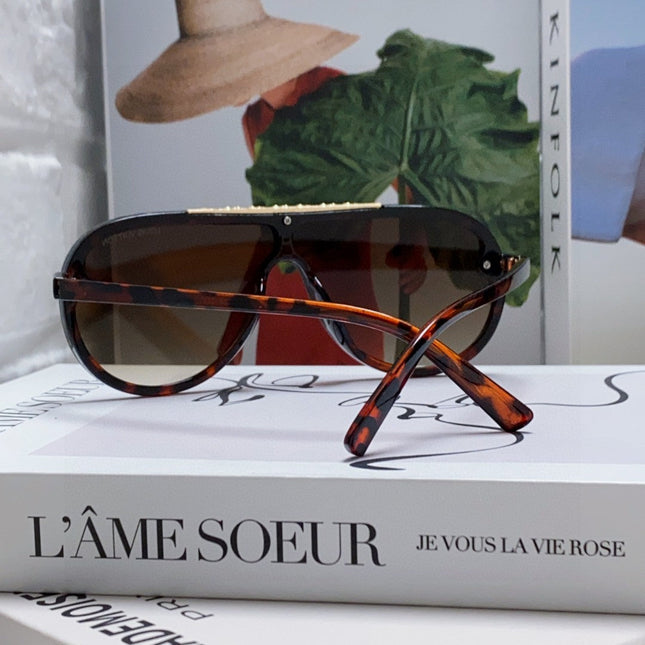 BLACKWOOD SUNGLASSES 567460 IN HAVANA ACETATE GOLD METAL