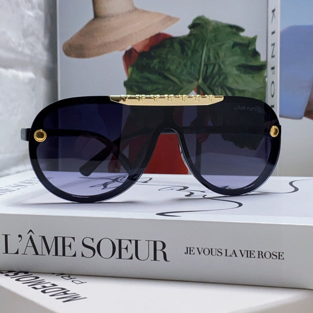 BLACKWOOD SUNGLASSES 567461 IN BLACK ACETATE GOLD METAL