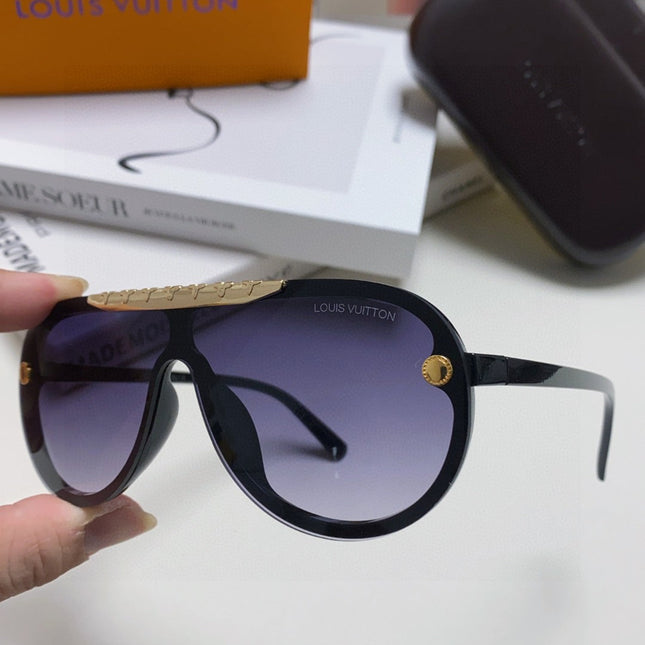 BLACKWOOD SUNGLASSES 567461 IN BLACK ACETATE GOLD METAL