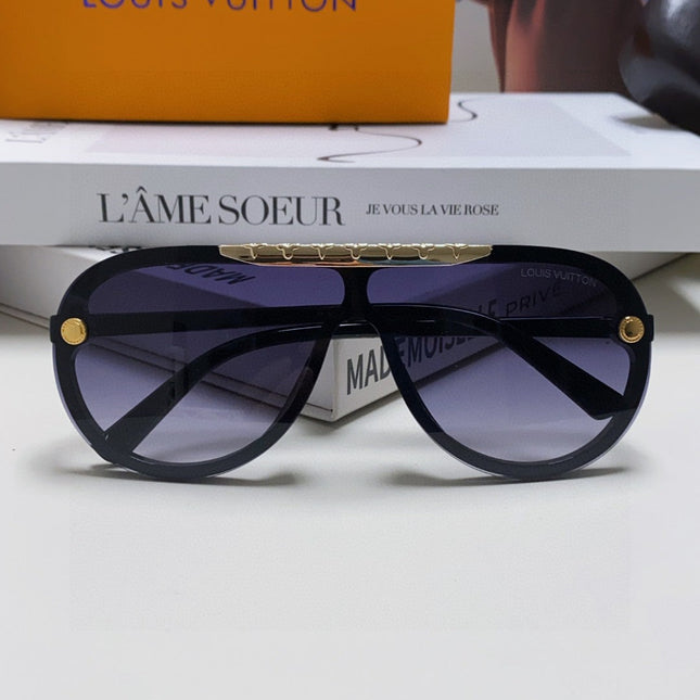BLACKWOOD SUNGLASSES 567461 IN BLACK ACETATE GOLD METAL