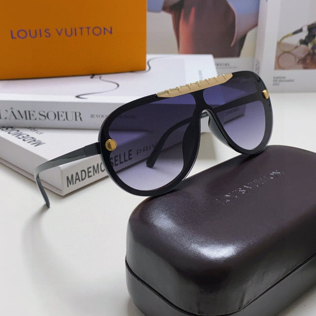 BLACKWOOD SUNGLASSES 567461 IN BLACK ACETATE GOLD METAL