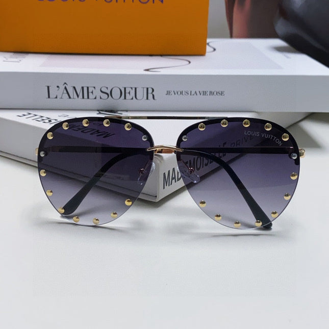 PARTY PILOT SUNGLASSES 567465 IN GOLD METAL GREY SMOKE LENSES
