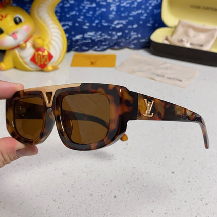 CLASH PILOT SUNGLASSES 567479 IN HAVANA ACTETE GOLD METAL