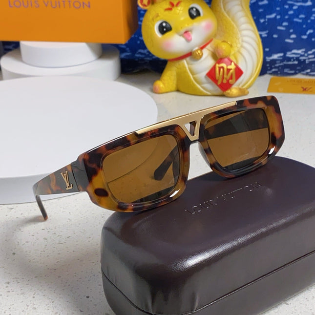 CLASH PILOT SUNGLASSES 567479 IN HAVANA ACTETE GOLD METAL