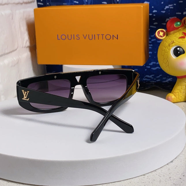 CLASH PILOT SUNGLASSES 567480 IN BLACK ACTETE GOLD METAL