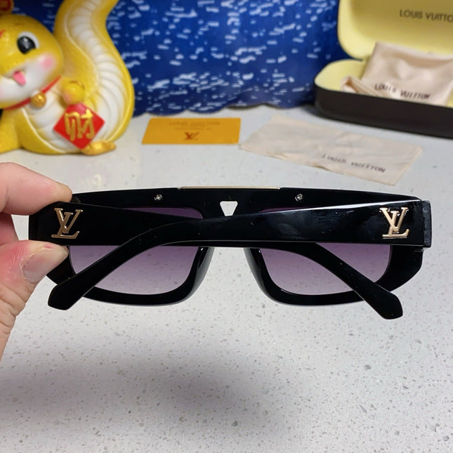 CLASH PILOT SUNGLASSES 567480 IN BLACK ACTETE GOLD METAL