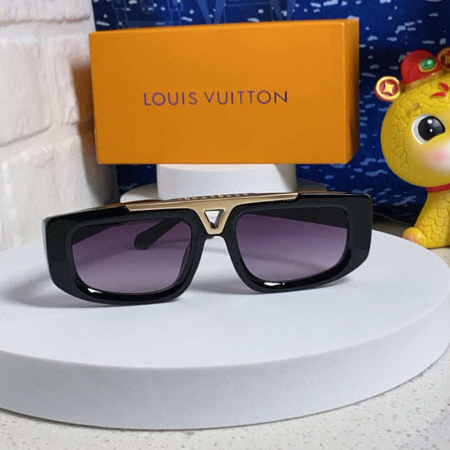 CLASH PILOT SUNGLASSES 567480 IN BLACK ACTETE GOLD METAL