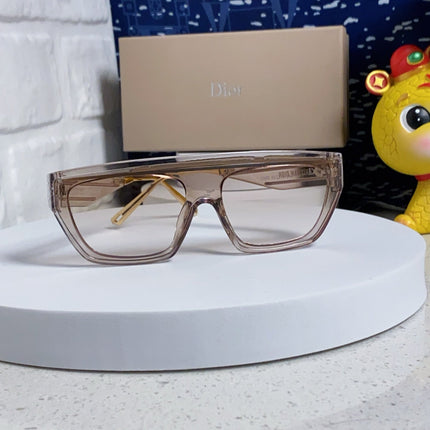 MONTAIGNE SUNGLASS CLUB M7U IN BROWN CLEAR ACETATE