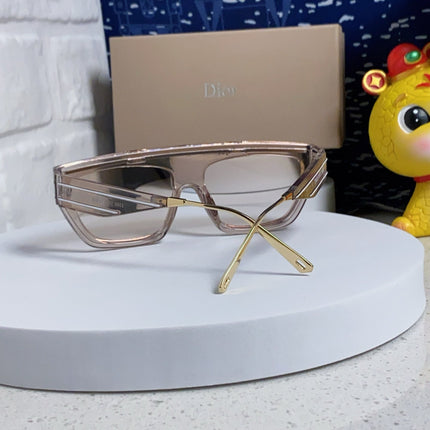MONTAIGNE SUNGLASS CLUB M7U IN BROWN CLEAR ACETATE