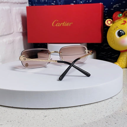 SIGNATURE C DE RECTANGULAR FRAME SUNGLASSES 533233 IN METAL
