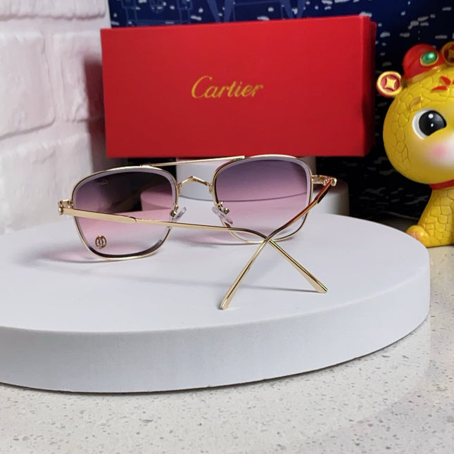 PREMIÈRE SQUARE FRAME SUNGLASSES 533240 IN METAL