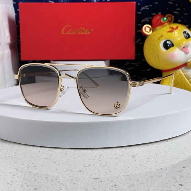 PREMIÈRE SQUARE FRAME SUNGLASSES 533240 IN METAL