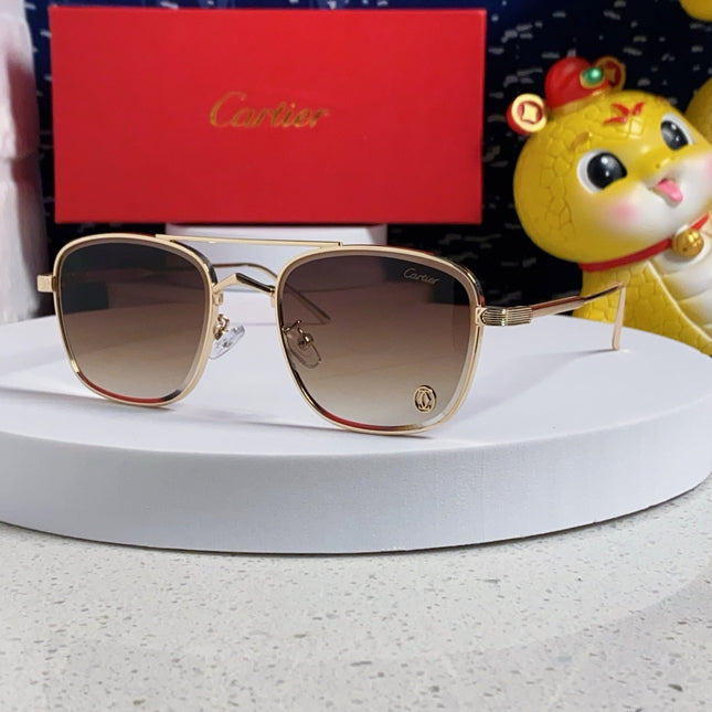 PREMIÈRE SQUARE FRAME SUNGLASSES 533240 IN METAL