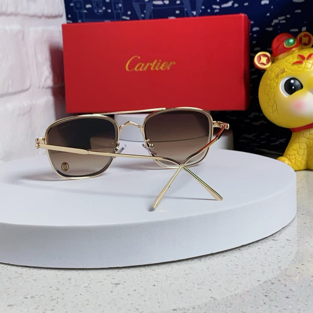 PREMIÈRE SQUARE FRAME SUNGLASSES 533240 IN METAL