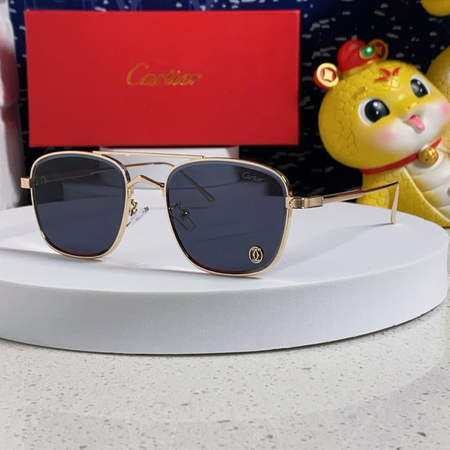 PREMIÈRE SQUARE FRAME SUNGLASSES 533240 IN METAL