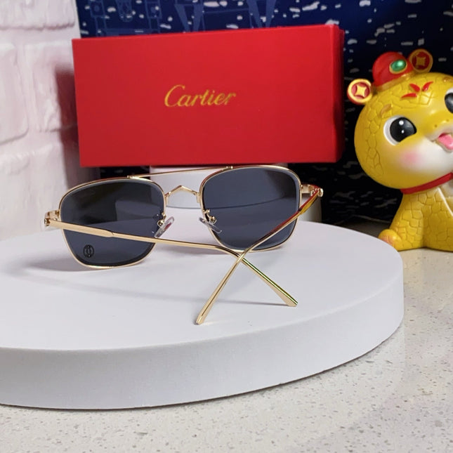 PREMIÈRE SQUARE FRAME SUNGLASSES 533240 IN METAL