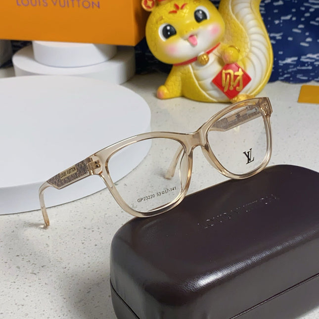 CAT EYE SUNGLASSES 570277 IN LIGHT BROWN CLEAR ACETATE EMBOSSED LOGO