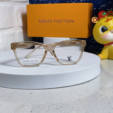 CAT EYE SUNGLASSES 570277 IN LIGHT BROWN CLEAR ACETATE EMBOSSED LOGO