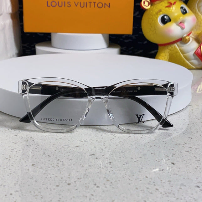 CAT EYE SUNGLASSES 570278 IN CLEAR ACETATE EMBOSSED LOGO
