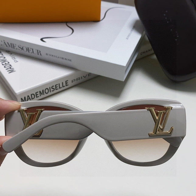 ICON CAT EYE SUNGLASSES 570246 IN GREY ACETATE