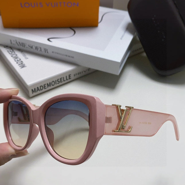 ICON CAT EYE SUNGLASSES 570247 IN PINK CLEAR ACETATE