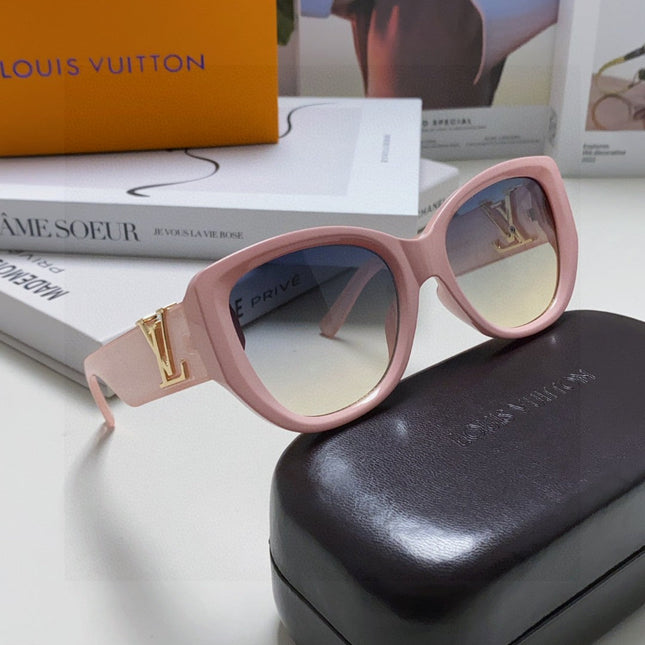 ICON CAT EYE SUNGLASSES 570247 IN PINK CLEAR ACETATE