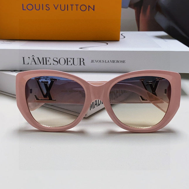 ICON CAT EYE SUNGLASSES 570247 IN PINK CLEAR ACETATE