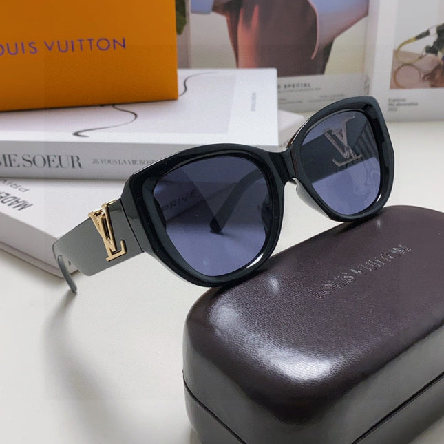 ICON CAT EYE SUNGLASSES 570249 IN BLACK ACETATE