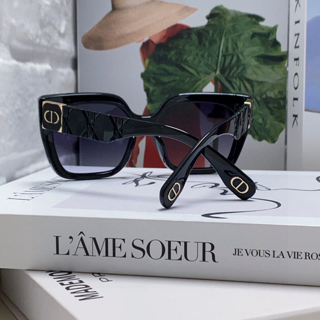 LADY 95.22 S2F SUNGLASS 571586 IN BLACK ACETATE GREY SMOKE