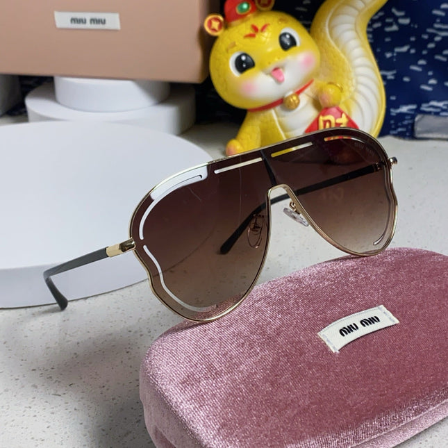 RUNWAY SUNGLASSES 571638 IN GOLD METAL BROWN SMOKE LENSES