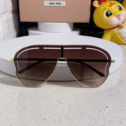 RUNWAY SUNGLASSES 571638 IN GOLD METAL BROWN SMOKE LENSES
