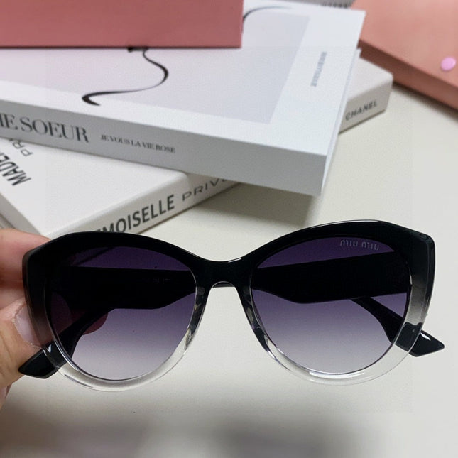 GLIMPSE SUNGLASSES 576813 IN BLACK AND CLEAR ACETATE