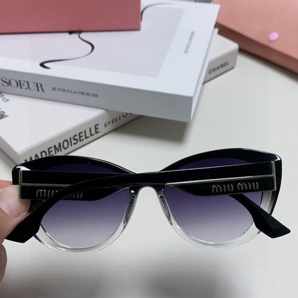 GLIMPSE SUNGLASSES 576813 IN BLACK AND CLEAR ACETATE
