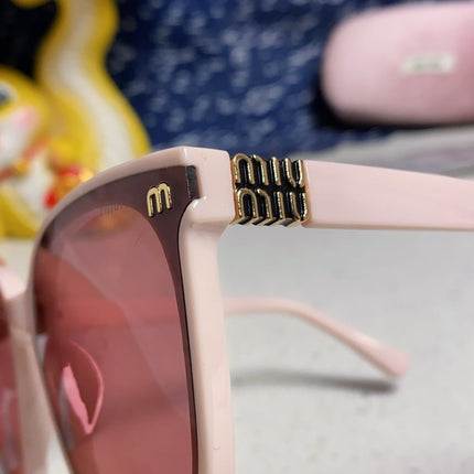 GLIMPSE SQUARE SUNGLASSES 554611 IN LIGHT PINK ACETATE