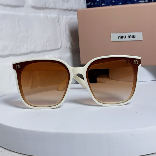 GLIMPSE SQUARE SUNGLASSES 554612 IN IVORY ACETATE