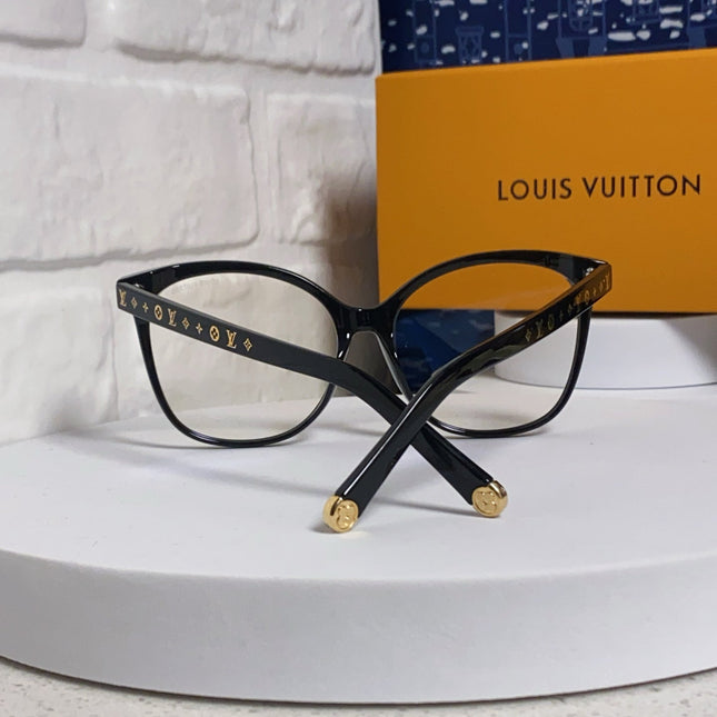 CAT EYE SUNGLASSES Z1657W IN BLACK ACETATE MONOGRAM LOGO