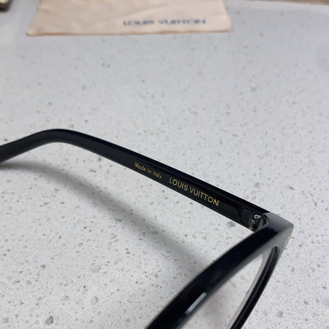 CAT EYE SUNGLASSES Z1657W IN BLACK ACETATE MONOGRAM LOGO
