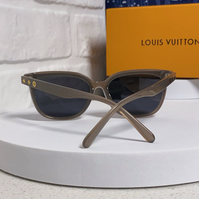 CAT EYE SUNGLASSES 571648 IN BEIGE CLEAR ACETATE