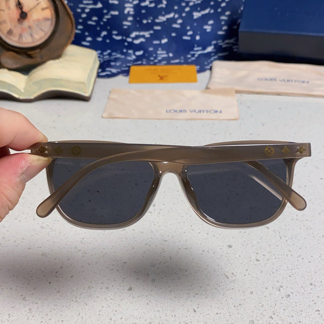 CAT EYE SUNGLASSES 571648 IN BEIGE CLEAR ACETATE