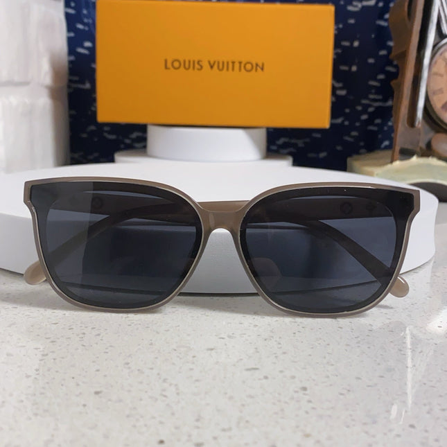 CAT EYE SUNGLASSES 571648 IN BEIGE CLEAR ACETATE