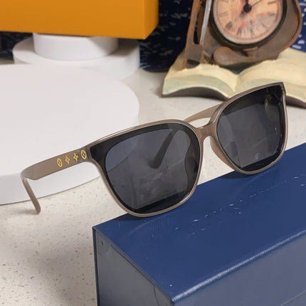 CAT EYE SUNGLASSES 571648 IN BEIGE CLEAR ACETATE