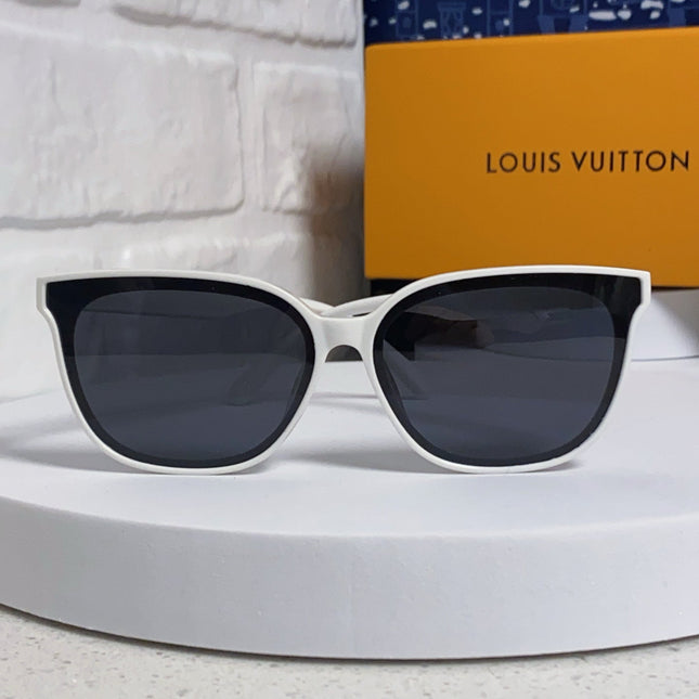 CAT EYE SUNGLASSES 571651 IN WHITE ACETATE