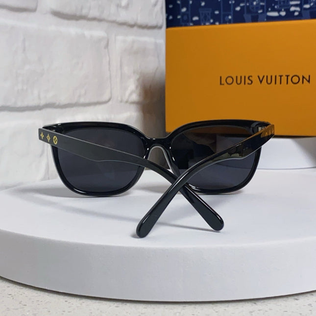 CAT EYE SUNGLASSES 571652 IN BLACK ACETATE