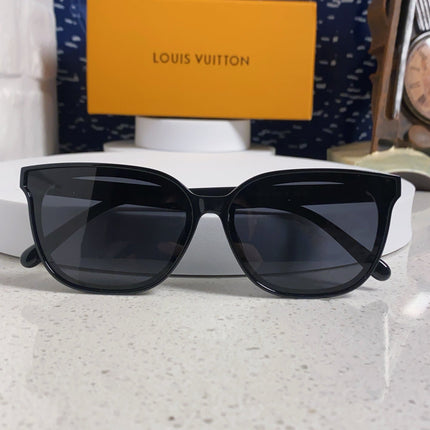 CAT EYE SUNGLASSES 571652 IN BLACK ACETATE