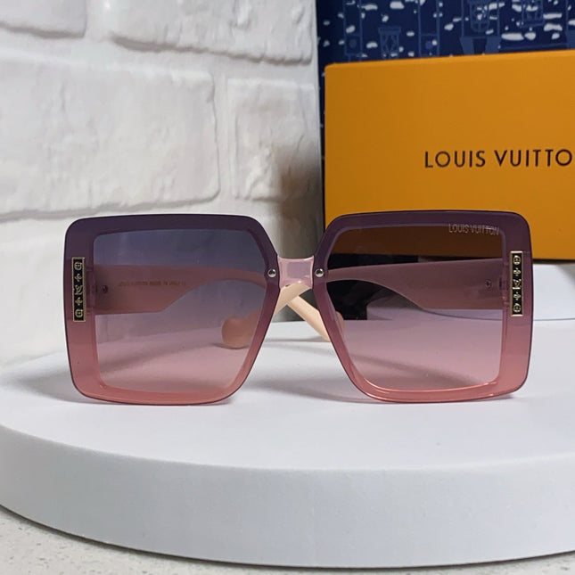 SQUARE SUNGLASSES 571653 IN PINK CLEAR ACETATE
