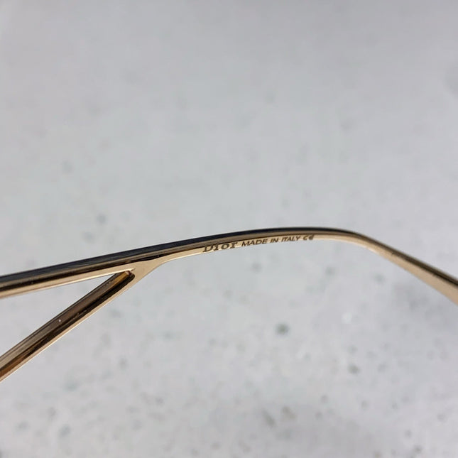 30MONTAIGNE S7U SUNGLASS 578109 IN GOLD METAL GREY SMOKE LENSES