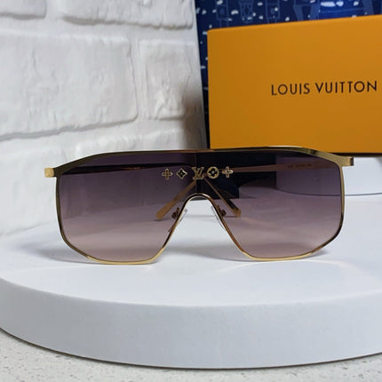 GOLDEN MASK SUNGLASSES 582732 IN GOLD METAL DARK GREY SMOKE LENSES