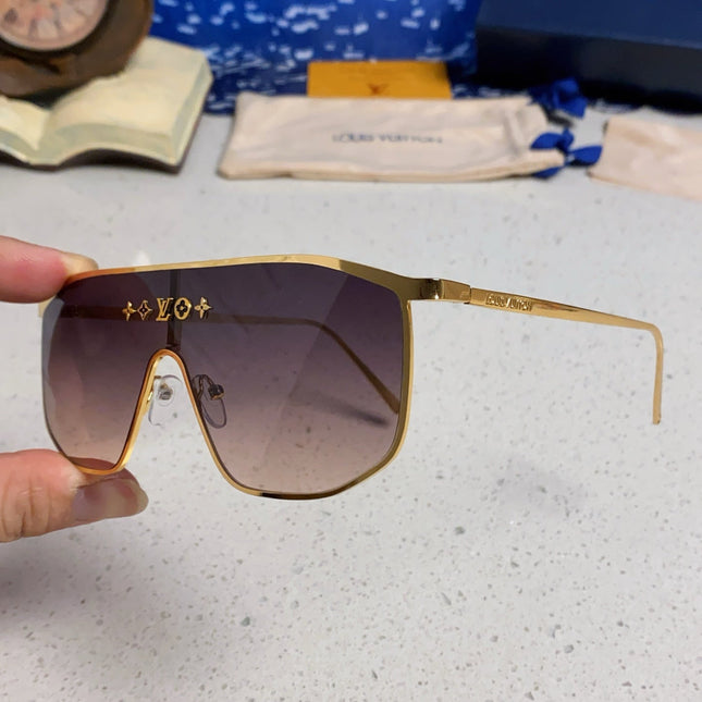 GOLDEN MASK SUNGLASSES 582732 IN GOLD METAL DARK GREY SMOKE LENSES